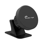 Sumitap SUMI-CPCM01 Mobile Phone Holder Car Magnet 360 Degree Dashboard Holder Compatible with iPhone, Samsung, Sony, Huawei, Xiaomi, Black,