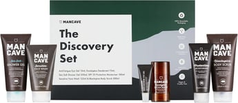 ManCave Discovery Gift Set with 6 Natural Grooming Essentials for Men,... 