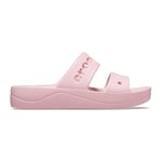 Crocs Women's Baya Platform Sandal, Petal Pink, 9 UK