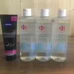 Superdrug B.Pure Micellar Water 3 X 400ml Bottles & Nivea Exfoliating Face Wash