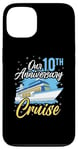 Coque pour iPhone 13 Our 10th Anniversary Cruise Wedding Cruising Wife Husband