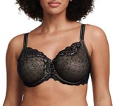 Chantelle Women's Rive Gauche Full Coverage Unlined Bra, Black, 36H US