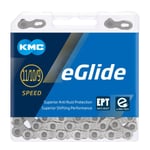 KMC eGlide EPT 9, 10 & 11 Speed Chain, Dark Silver, 118 Link