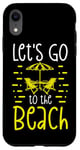 Coque pour iPhone XR Chaises de plage d'été Let's Go to the Beach