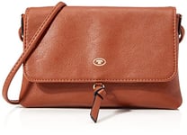 Tom Tailor Acc Luna Fall, Sac à bandoulière Femme, Marron (Cognac), 20x12.5x2 cm (B x H x T)