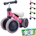 BOLDCUBE My First Bike Baby Balance Bike 1 Year Old Baby Gifts Trike Garden Toys Toddler Push Ride On Walker with No Pedals 1st Birthday Present for Boys Girls Age from 6 Months Old