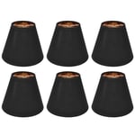 6PCS Abat-jour en tissu Clip sur abat-jour pour E14 Table Lustre Lampe de sol Lampe murale Décor de chambre - Sjlerst