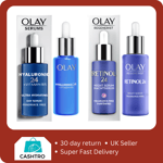 Olay Hyaluronic Acid 24 + Vitamin B5 Day 40ml & Retinol 24 Night Serum 40ml