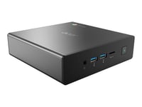 Acer Chromebox CXI4 - Mini PC - 1 x Core i5 10210U / 1.6 GHz - RAM 8 Go - flash - eMMC 128 Go - UHD Graphics - Gigabit Ethernet LAN sans fil: - Bluetooth 5.0, 802.11a/b/g/n/ac/ax - Chrome OS - moniteur : aucun - noir