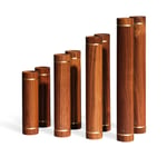 Kenko - Aerobic Dumbbells set of 8 - Walnut - Liikuntavälineet - Puun värinen