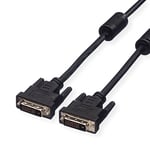 Value DVI Cable, DVI, St/St, Link 1 m black Black 7.5m