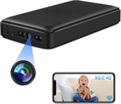 Micro Caméra Espion Discrète HD 1080P, 10000mAh Petite Caméra Cachee Portable, 2.4G & 5G Camera de Surveillance Espion sans Fil avec Détection de Mouvement pour Intérieur.[G37]