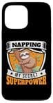 iPhone 13 Pro Max Napping Superpower Power Nap Lazy Pajama Day Sleep Sloth Case