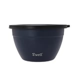 S'well Saladier set, azurite, 1.9L - Boîte à salade avec récipient à condiments et plateau amovible - Anti-fuite et lavable au lave-vaisselle