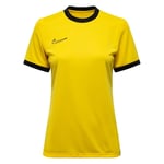 Nike Trenings T-skjorte Dri-fit Academy 25 - Gul/sort/hvit Dame, størrelse Large