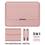 Housse pour ordinateur portable et tablette, compatible avec Macbook Air 13, Macbook Pro 13, Xiaomi, Huawei, HP, Dell - For 14 pouces - Or rose