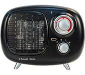 RUSSELL HOBBS RHRETPTC2001 Retro Fan Heater - Black