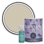 Rust-Oleum Green Water-Resistant Bathroom Tile Paint in Gloss Finish - Silver Sage 750ml