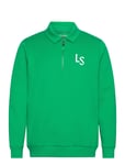 Lyle & Scott Sport Ls Logo Quarter Zip Sweatshirt Grön