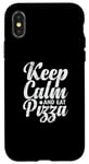 iPhone X/XS Keep Calm and eat Pizza Italian Case