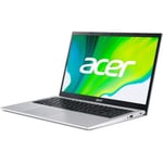 Acer Aspire 1 A115-32 - Intel Celeron - N4500 / jusqu'à 2.8 GHz - Win 11 Home in S mode - UHD Graphics - 4 Go RAM - 128 Go eMMC - 15.6" 1920 x 1080 (Full HD) - Gigabit Ethernet - Wi-Fi 6 - Argent pur - clavier : Français