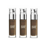 3 x L'OREAL TRUE MATCH (ACCORD PARFAIT) LIQUID FOUNDATION - DARK COFFEE (11.N)