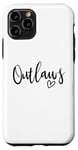 Coque pour iPhone 11 Pro Outlaws High School Mascotte Sports Team Femmes Outlaws