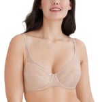 Felina Conturelle Essential Wired Plunge Bra BH Ljusrosa polyamid C 80 Dam