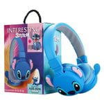 Lilo & Stitch Trådlösa hörlurar för barn Headset Mjuka öronkuddar Julklappsheadset Blue