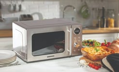 Daewoo Microwave 20L with Grill 5 Power Levels Defrost Function KOR3000SL