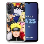 Cokitec Coque Renforcée pour Samsung Galaxy A25 5G Manga Naruto Team