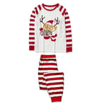 God Jul Familj Matchande Pyjamas Set Randigt print Julpyjamas Hemkläder Vuxna Kvinnor Män Barn Baby Men 4-5 Years