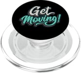 Get Moving Moving Moving Vêtements de sport PopSockets PopGrip pour MagSafe