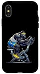 iPhone X/XS Gorilla on Exercise Bike Gym Fitness Workout Training Case