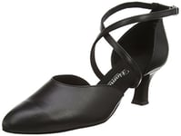 Diamant 048-068-034 Chaussures de Danse pour Femme – Standard & Latin Salon, Noir, 38 EU