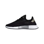 adidas Deerupt W, Chaussures de Gymnastique Femme, Noir (Core Black/Core Black/Tech Silver Met.), 40 EU