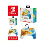 Pack 2 Manettes filaire SWITCH Nintendo - Pokémon - Pikachu Charge Officielle avec Câble USB détachable