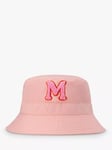 Small Stuff Kids' Intial Bucket Hat,  Pink/Multi