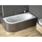 Azura Home Design - Baignoire hilio slim 150/160/170/180 droite - Dimensions: 150cm