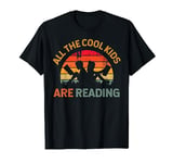 All The Cool Kids Are Reading Book Themed T-Shirt