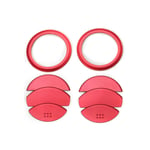 GLLXPZ Interior Mouldings Red Center Control Panel Cover Decoration Kit, For Suzuki Jimny 2007-2017