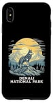 Coque pour iPhone XS Max Destination de vacances avec loups gris dans le parc national de Denali