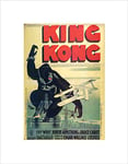 Wee Blue Coo Film Movie King Kong Wray Armstrong French Wall Art Print