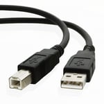 USB Data Cable for HP DeskJet 2700 Lead Black