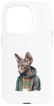 Coque pour iPhone 15 Pro American Shorthair Cat Thug Cat Gangster Cat Gangster Life