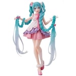 DIVA Arcade Pink Cherry Hatsune Miku Figure Anime Flicka Figurine Modell Dekoration Dolls