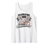 12th Wedding Anniversary Celebrating 12 Years Matching Gift Tank Top