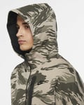 Nike Tech Fleece Camo Windrunner Hoodie Zip Tracksuit Sz M Mystic Stone/Black