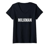 Womens Milkman V-Neck T-Shirt