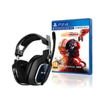 ASTRO Gaming A40 TR Casque Gamer pour Playstation 4 et PCS + Star Wars Squadrons pour PS4 - Compatible réalité virtuelle PS4